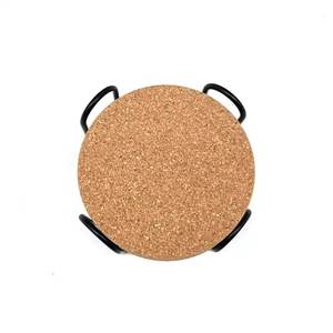 Posavasos Redondos de Corcho Ecológicos LEECORK, Diseño Personalizado, Resistentes al Calor y Antideslizantes, 100 mm de Diámetro, 5 mm de Grosor - Product Image 3