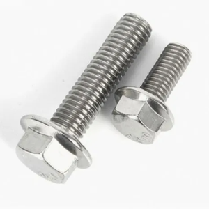 Vis à tête hexagonale à bride en acier inoxydable de haute résistance DIN 6921 6923, classe 10.9 12.9, finition brute pour la construction - Product Image 6