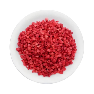 Bán Buôn Dâu Tây Dices 5Mm Đường Đóng Băng Khô Cubes Fd Khô Cho Iced Brew Trà Trái Cây Thành phần/Snack/Trang Trí/Bánh - Product Image 1