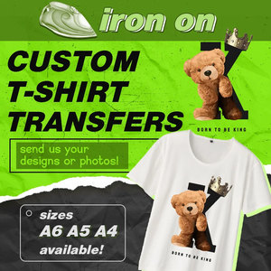 Satu Set 40 Lembar Stiker <span class=keywords><strong>Transfer</strong></span> Panas DTF 13+4 inci untuk Jaket, Kaos, Mantel, dan <span class=keywords><strong>Transfer</strong></span> Printing untuk Hewan Peliharaan - Product Image 5