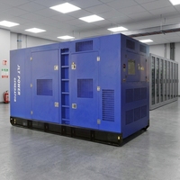 Générateur diesel insonorisé triphasé CA de 100 KVA avec ATS, système de canopée fixe pour alimentation de secours commerciale