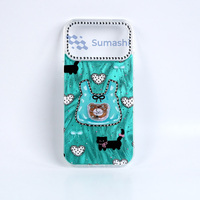 Coque de téléphone antichoc en TPU+PC avec motif chaton et strass, style tendance, en stock, pour iPhone 17 16 Samsung