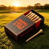 Étiquette de sac de golf en bois rayée personnalisée, durable, en caoutchouc, avec support pour tee de golf 20 mm, marqueur de boîte, logo personnalisé
