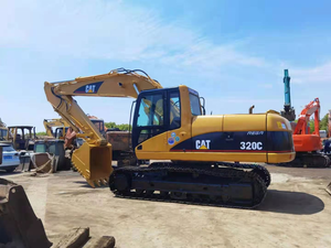 Excavateur d'occasion CAT 320D 20 tonnes Excavateur d'occasion sur chenilles fabriqué au Japon dans la cour de Shanghai - Product Image 5