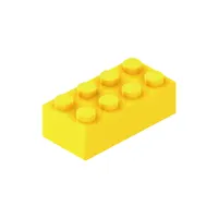 MOC Blok Bangunan Puzzle Mini Juguetes Aksesori Blok Bangunan Bata Tinggi 2*4 Bagian Blok Bangunan Plastik ABS