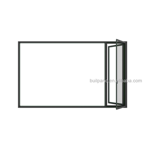 <span class=keywords><strong>Baie</strong></span> <span class=keywords><strong>vitrée</strong></span> Lowes Fenêtre à double vitrage à rupture thermique Fenêtres à battant en aluminium - Product Image 1