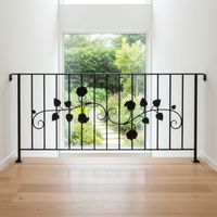 Rampe d'escalier et systèmes de garde-corps de loft modernes en fer forgé - Fabrication sur mesure peignable