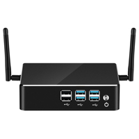 Mini PC Portátil XCY J4125, Microcomputadora Personal de Oficina, DDR4, Pantalla Dual, HTPC Nuc