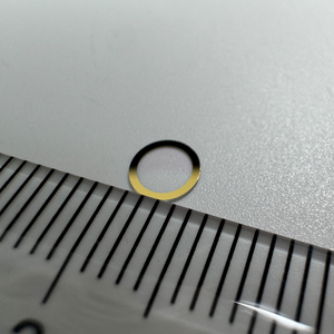 Janela Óptica de Safira Personalizável com Borda Dourada, Vidro Óptico K9 BK7, Material de Sílica Fundida, Safira Óptica OEM para Infravermelho - Product Image 4