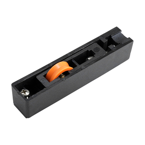 Ruote a V in nylon per porte e finestre scorrevoli in lega di alluminio con rulliera singola - Product Image 1
