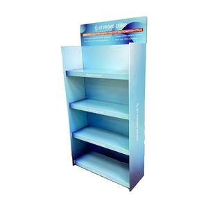 Hoogwaardige op maat gemaakte productpresentatie-eenheden POP vloerdisplay van karton voor schoenen/hoeden promotie - Product Image 2