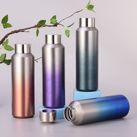 Bouteille d'eau réutilisable en acier inoxydable à prix d'usine, gobelet à café personnalisé, mug à café, coffret cadeau