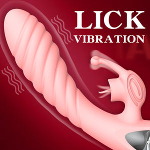 36 आवृति योनि निप्पल गुदा उत्तेजना पुल रिंग सर्पिल आकार जीभ लिकिंग वाइब्रेटर - Product Image 1