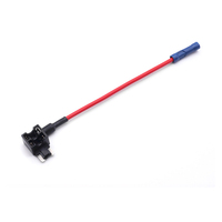 Micro 2 Fuse TAP Fuse Holder Adaptor Sekring Mobil dengan Konektor Kabel Plastik untuk Mobil Truk Kapal