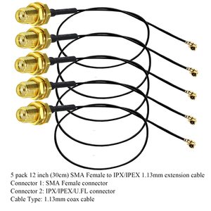 Antena <span class=keywords><strong>Wifi</strong></span> <span class=keywords><strong>Cable</strong></span> flexible Equipo de fabricación Extensión Comunicar <span class=keywords><strong>Cable</strong></span> URL UFL a RP SMA <span class=keywords><strong>Cable</strong></span> macho - Product Image 5