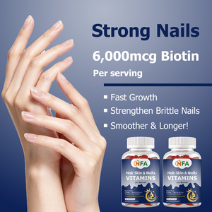 Wholesale Price Hair Skin & Nails Vitamins for Women Gummies with Biotin <b>Supplement</b> Essential for Skin Elasticity Gummies - Product Image 6