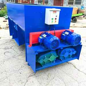 Mélangeur d'aliments TMR pour ferme, coupe-herbe, bétail et moutons, mélangeur horizontal à double axe, sec et humide, grande capacité, mélangeur à vis sans fin, pétrissage de la paille - Product Image 2