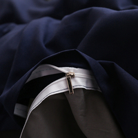Nouveau design microfibre 1800 reine ensemble de draps housse de couette deux tons doux housse de couette ensemble