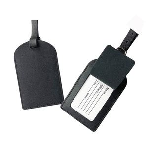 PU Leather Privacy Cover Baggage Luggage Tag Travel Accessories Custom Travel Color <b>Airplane</b> Luggage Tag - Product Image 2