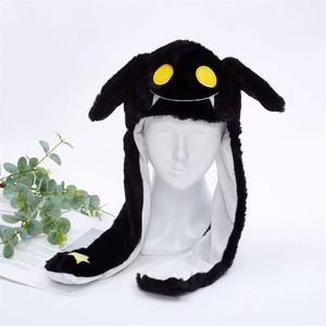 55 Styles de Chapeaux en Peluche Animaux pour Halloween et Noël, Accessoire de Cosplay, Casquette en Peluche Anime, Chapeaux Drôles de Lapin à Longues Oreilles, Chapeau de Dessin Animé à Oreilles Mobiles - Product Image 3