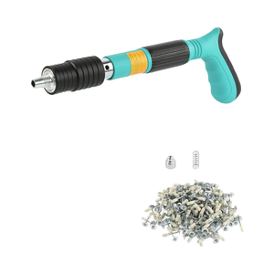 <span class=keywords><strong>Grapadora</strong></span> de aire Manual ajustable, 100 Uds., herramienta de remachado de hormigón de acero, herramienta de ranurado de alambre de fijación de pared - Product Image 4