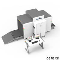 HawKeyes 100100D Scanner de fret à rayons X direct, inspection intelligente des colis, taille de tunnel personnalisable, projet de sécurité mondial 38mm