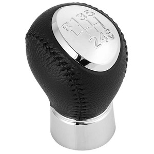 Mazda Car Gear <b>Knob</b> Leather 5 6 Speed Manual <b>Shift</b> Ergonomic Black Matte Electroplated - Product Image 2