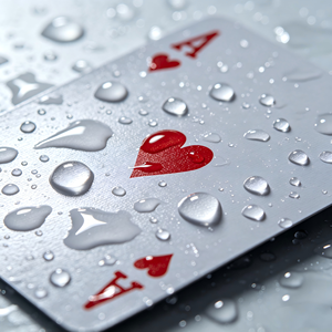Cartes à jouer en PVC personnalisées, cartes de poker en plastique imperméables, en stock, prêtes à être expédiées, qualité casino, logo personnalisé, vente en gros - Product Image 4
