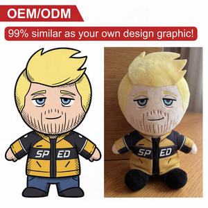 Muñeco de peluche personalizado, muñeco de zorro suave, juguetes baratos al por mayor, elefante de peluche, juguetes de Sonic, peluche de alienígena, peluche personalizado de <span class=keywords><strong>Bing</strong></span>, muñeco humano de peluche - Product Image 1