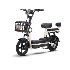 Vélo électrique B2B 48V350W avec panier <span class=keywords><strong>de</strong></span> rangement en plastique, écran numérique, rétroviseur et freins à <span class=keywords><strong>tambour</strong></span> <span class=keywords><strong>de</strong></span> sécurité - Product Image 2