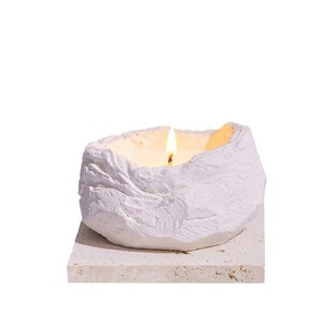 Fundag Plaster Candle Holder Bird's Nest Shape Scented Candle Home Decor Minimalist Style - Product Image 3