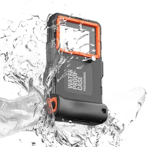 Shellbox Manufacturer wholesale underwater 15m/50 feet diving swimmingIP68 diving waterproof phone case For iphone15promax 14 13