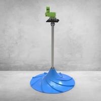 Mélangeur submersible Hyperboloid SQJB500 3kW 5.5kW 316SS pour le traitement des eaux usées