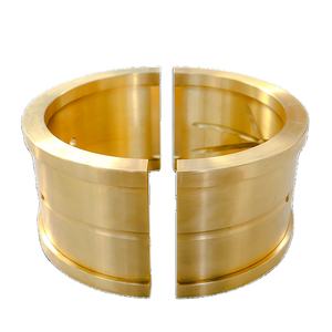 Bujes divididos de cobre Placas de desgaste de cobre C90700 Accesorios para grúas de puente Buje de cojinete de bronce sin aceite - Product Image 1