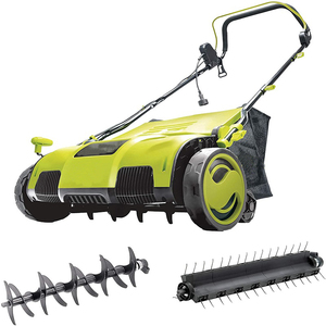 Technologie Airboost Désherbeur et <span class=keywords><strong>Scarificateur</strong></span> Électrique Sac de Collecte des Mauvaises Herbes Amovible Réglage de la Hauteur sur 5 Positions <span class=keywords><strong>Scarificateur</strong></span> de Pelouse - Product Image 4
