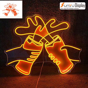 Enseigne au néon LED d'intérieur personnalisée <span class=keywords><strong>de</strong></span> conception libre jeu d'enseigne au néon lettre 3D Anime effets visuels - Product Image 3