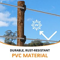 Cinta de Polietileno para Cercas Eléctricas de Gran Potencia con Conductores de Acero Inoxidable Resistentes para Cercas de Ganado y Caballos