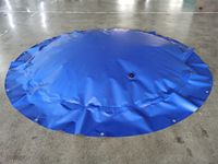 Couverture de piscine gonflable en PVC robuste pour l'hiver, résistante aux tempêtes et à la neige
