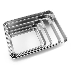 औषधीय उपकरण उच्च गुणवत्ता 304 स्टेनलेस स्टील ड्रेसिंग ट्रे बाँझ चिकित्सा सर्जरी उपकरण ट्रे मैनुअल धातु सुरक्षा - Product Image 1