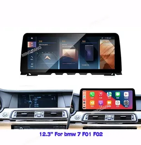 12.3 Inch Scherm Voor Bmw 7 Series Gt F01 F02 2 Din Touch Screen Navigatie Android Auto Radio Android Auto Auto Speler