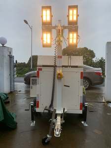 Remolque de torre de telecomunicaciones móvil con energía <span class=keywords><strong>solar</strong></span> y mástil telescópico de 8 m - Product Image 3