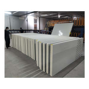 Panneau mural extérieur en métal préfabriqué décoratif à isolation thermique, revêtement mural sandwich isolé en mousse PUR/PU - Product Image 6