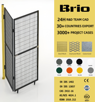 Porte pliante Brio pour clôture de sécurité industrielle, enceinte de protection pour équipement automatisé