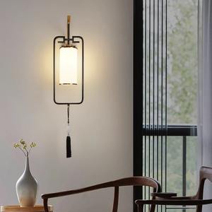 Nouvelle Lampe Murale LED Style Zen Entièrement en Cuivre, Design Moderne avec Abat-jour en Verre pour Chambre et Salon, Fixation Murale - Product Image 3