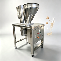 Broyeur conique en acier inoxydable pour matériaux humides et secs, granulateur de matériaux en vrac, machine de réduction de taille pour le recyclage alimentaire et chimique