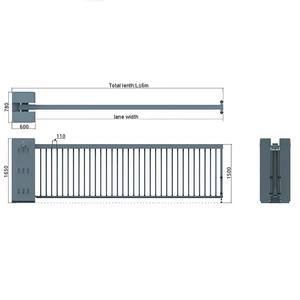 Sistema de Control de Tráfico y Estacionamiento, Barrera Publicitaria de Alta Resistencia con Lector de Tarjetas - Product Image 4