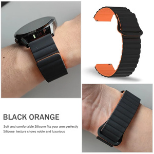 สายรัดแม่เหล็กสำหรับนาฬิกาเสี่ยวมี่ วอทช์ 5 สายซิลิโคนแบบนุ่มสำหรับเปลี่ยน สายรัดข้อมือแบบสปอร์ต - Product Image 5