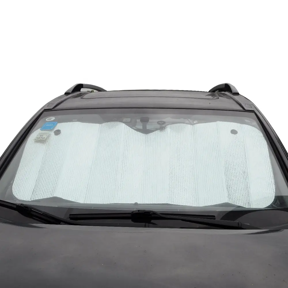 AtliFix coche Escudo de sol del coche Escudo de rayos UV Sun Visor Protector coche calor de vidrio de aislamiento de calor
