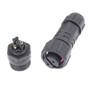 Aansluitdoos Elektrische Draad 18 20 22 24 Awg Mannelijke Vrouwelijke Waterdichte 2 Pins Power Connector