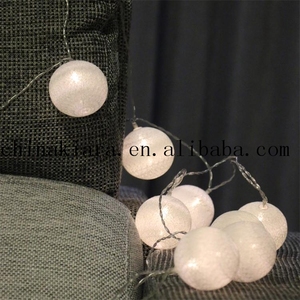 1M 2 M bola de algodón de hadas de Navidad de luz <span class=keywords><strong>Led</strong></span> Cadena de luz - Product Image 6